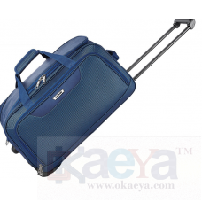 OkaeYa Safari Polyester 65 cms Blue Softsided Suitcase (infinity 65 RDFL blue)